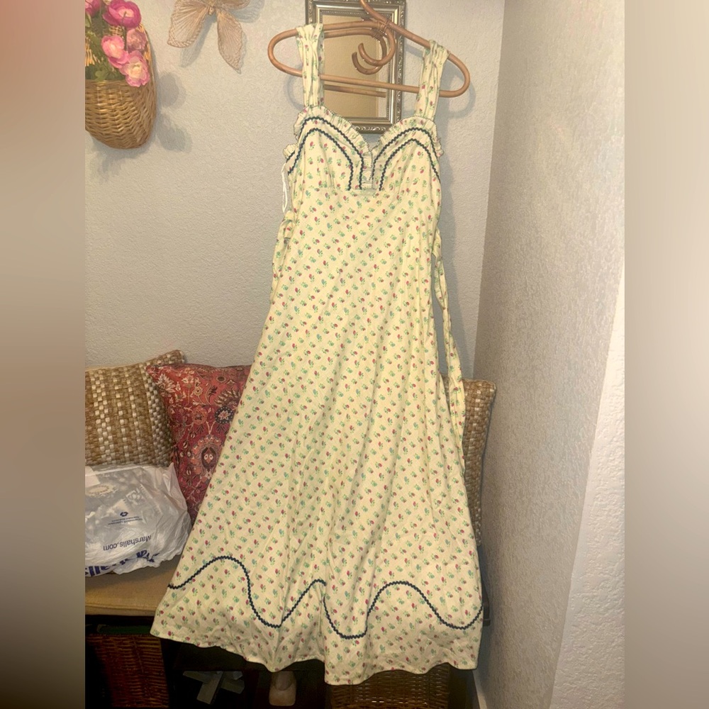 Free People Sweet Hearts Maxi Dress size xs